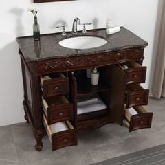 TỦ LAVABO BUCKINGHAM 42 INCH MÀU NÂU