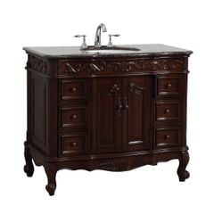 TỦ LAVABO BUCKINGHAM 42 INCH MÀU NÂU