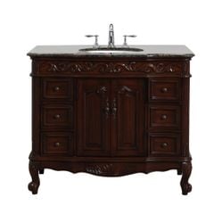 TỦ LAVABO BUCKINGHAM 42 INCH MÀU NÂU