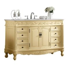TỦ LAVABO BUCKINGHAM 56 INCH MÀU VÀNG