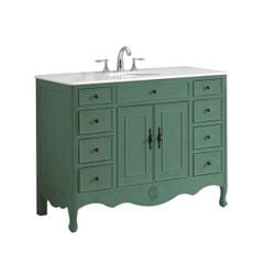TỦ LAVABO PROVENCE 47 INCH MÀU XANH
