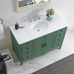 TỦ LAVABO PROVENCE 47 INCH MÀU XANH