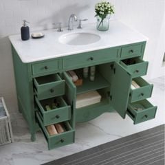 TỦ LAVABO PROVENCE 47 INCH MÀU XANH