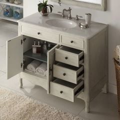 TỦ LAVABO PROVENCE 42 INCH MÀU BE