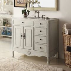 TỦ LAVABO PROVENCE 42 INCH MÀU BE