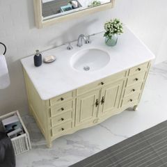 TỦ LAVABO PROVENCE 47 INCH MÀU BE