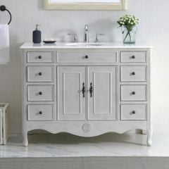 TỦ LAVABO PROVENCE 47 INCH MÀU XÁM