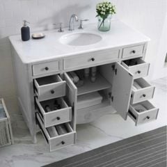TỦ LAVABO PROVENCE 47 INCH MÀU XÁM