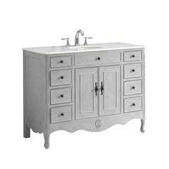 TỦ LAVABO PROVENCE 47 INCH MÀU XÁM
