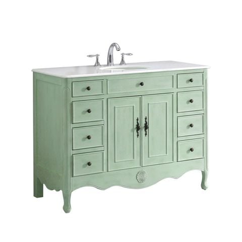 TỦ LAVABO PROVENCE 47 INCH MÀU XANH