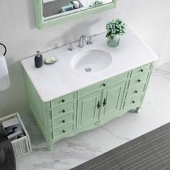 TỦ LAVABO PROVENCE 47 INCH MÀU XANH
