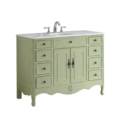 TỦ LAVABO PROVENCE 47 INCH MÀU XANH NHẠT