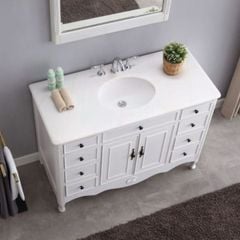 TỦ LAVABO PROVENCE 47 INCH MÀU TRẮNG