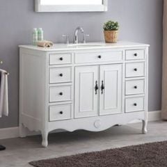 TỦ LAVABO PROVENCE 47 INCH MÀU TRẮNG