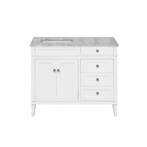 TỦ LAVABO RIVOLI 42 INCH MÀU TRẮNG