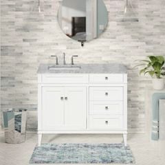 TỦ LAVABO RIVOLI 42 INCH MÀU TRẮNG