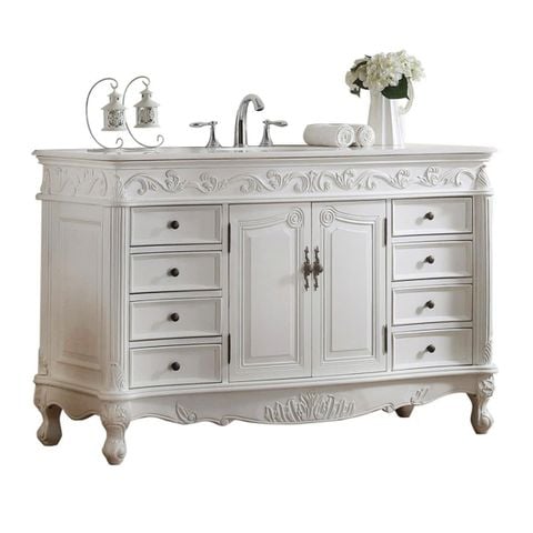 TỦ LAVABO BUCKINGHAM 48 INCH MÀU TRẮNG
