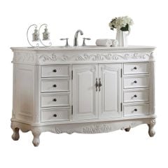 TỦ LAVABO BUCKINGHAM 48 INCH MÀU TRẮNG