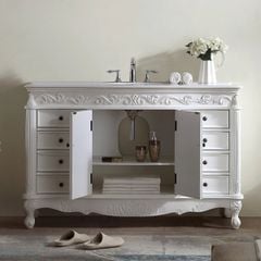 TỦ LAVABO BUCKINGHAM 48 INCH MÀU TRẮNG