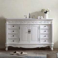 TỦ LAVABO BUCKINGHAM 48 INCH MÀU TRẮNG