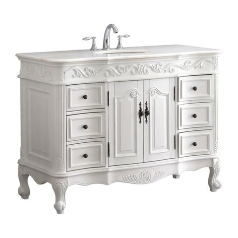TỦ LAVABO BUCKINGHAM 42 INCH MÀU TRẮNG