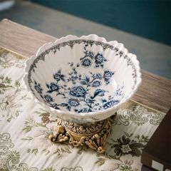 ĐĨA TRANG TRÍ MÀU XANH