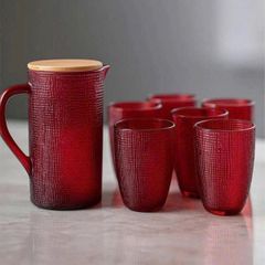 BỘ 6 CỐC ĐỎ CRISTA 420ML MÀU ĐỎ