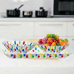 BỘ KHAY ĐĨA THUỶ TINH