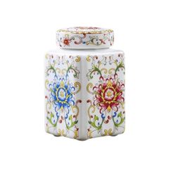 BỘ 2 HŨ ĐỰNG TRÀ HOA VĂN SỨ