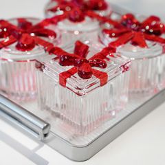 BỘ KHAY ARCRYLIC ĐỰNG SNACK 4 HŨ