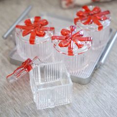 BỘ KHAY ARCRYLIC ĐỰNG SNACK 4 HŨ