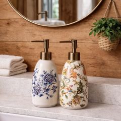 BÌNH XỊT RỬA TAY HOA MÀU CAM