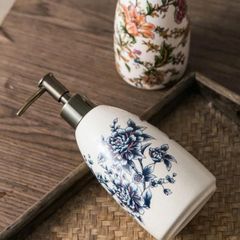 BÌNH XỊT RỬA TAY HOA XANH