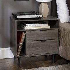 TỦ ĐẦU GIƯỜNG EDEN MÀU XÁM