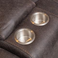 GHẾ SOFA 2 CHỖ CHỈNH ĐIỆN CHARCOAL