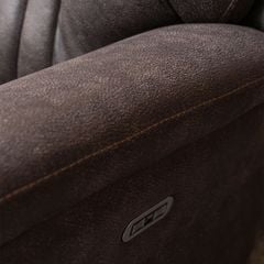 GHẾ SOFA 2 CHỖ CHỈNH ĐIỆN CHARCOAL