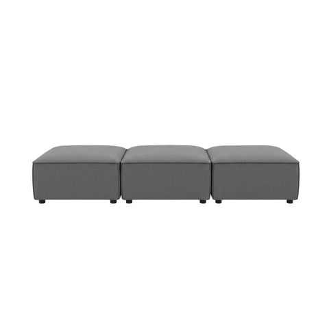 GHẾ SOFA MODULE MÀU XÁM COMBO 3C