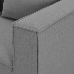 GHẾ SOFA MODULE MÀU XÁM