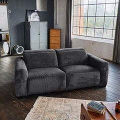 GHẾ SOFA 3 CHỖ CHỈNH ĐIỆN FINN MÀU XÁM