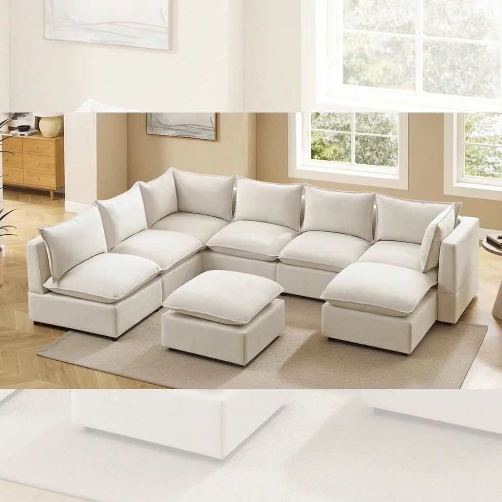 GHẾ SOFA MODULE COMBO 8C – Chổi Xể - Nội Thất Xuất Âu Số 1 Việt Nam