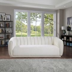 GHẾ SOFA  3 CHỖ ANGELA MÀU KEM