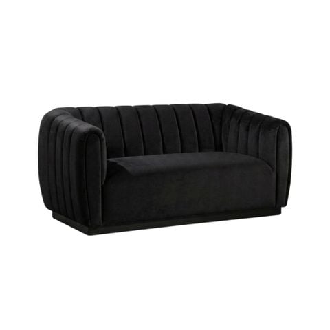 GHẾ SOFA  2 CHỖ ANGELA MÀU ĐEN