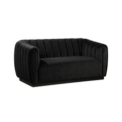 GHẾ SOFA  2 CHỖ ANGELA MÀU ĐEN