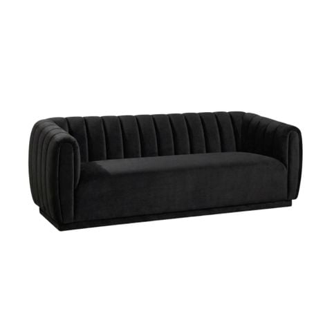 GHẾ SOFA  3 CHỖ ANGELA MÀU ĐEN