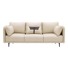 GHẾ SOFA 3 CHỖ NUBE MÀU KEM