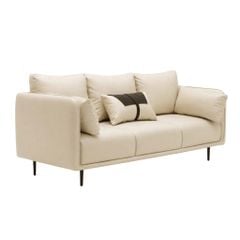 GHẾ SOFA 3 CHỖ NUBE MÀU KEM
