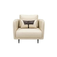 GHẾ SOFA ĐƠN NUBE MÀU KEM