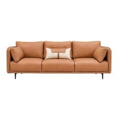 GHẾ SOFA 3 CHỖ NUBE MÀU CAM