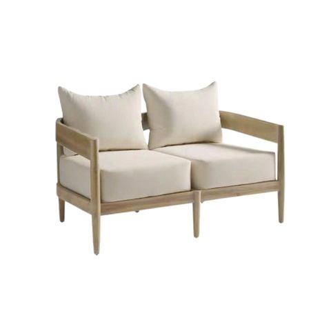 GHẾ SOFA 2 CHỖ MIRAMAR MÀU TỰ NHIÊN