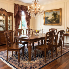 BỘ BÀN ĂN 6 GHẾ EDWARD